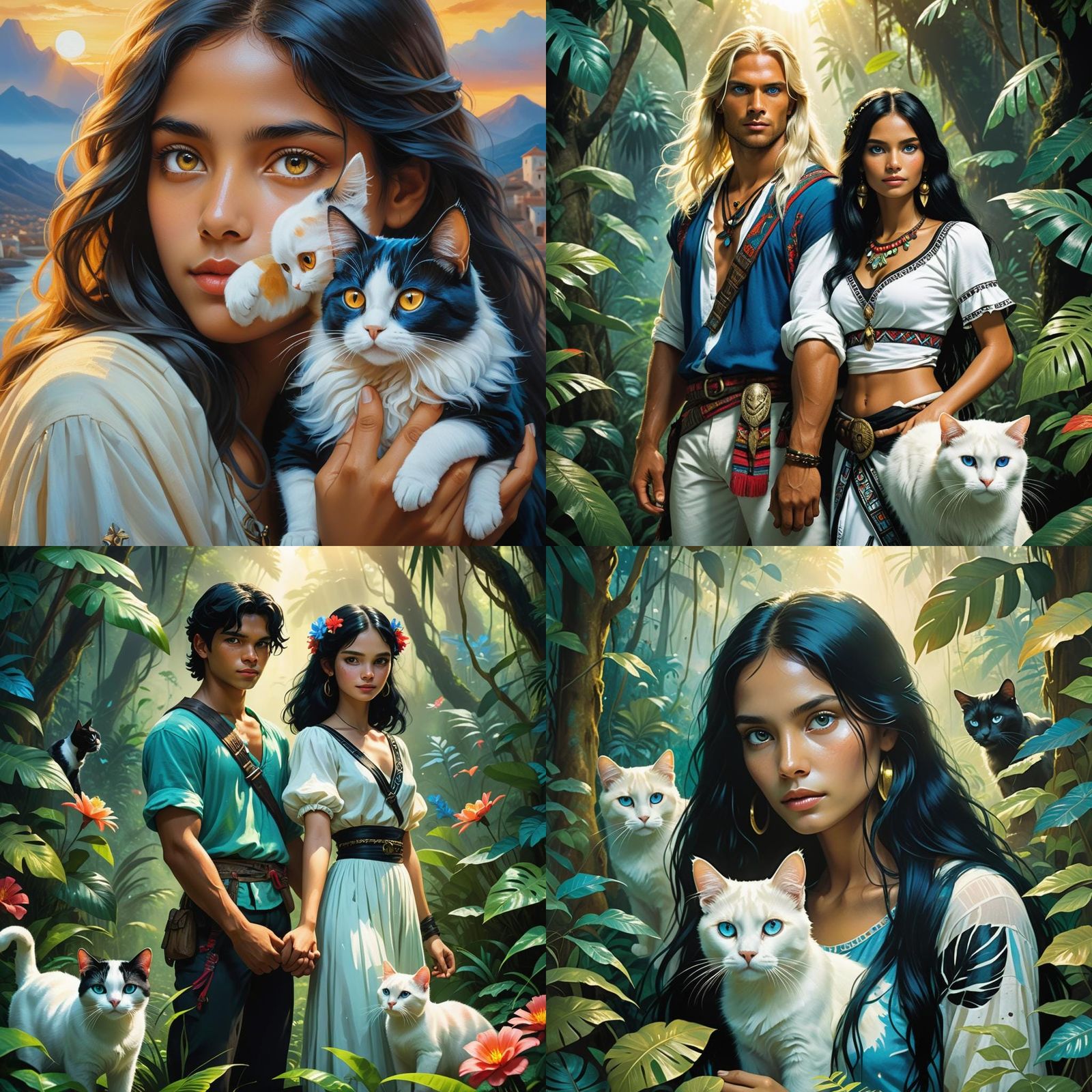 Latina and European Lost in Peruvian Jungle