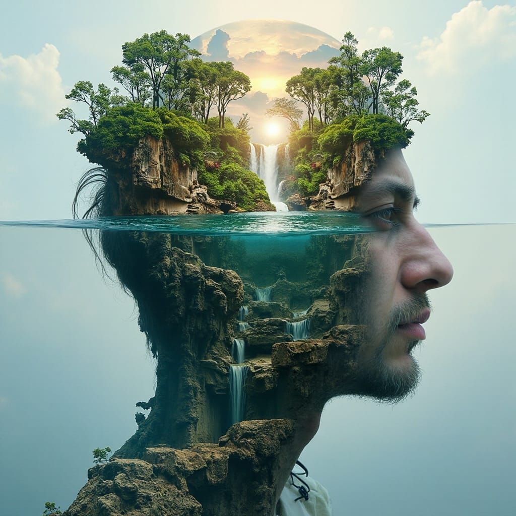 Inside the Mind's Eye: A Surreal Aquatic Kingdom