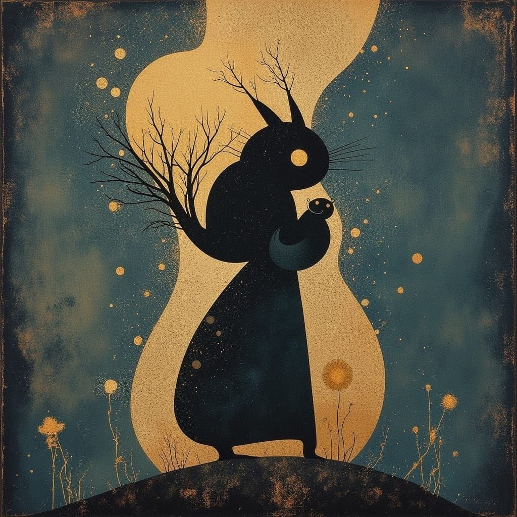 Abstract Digital Art with Vibrant Color Palette