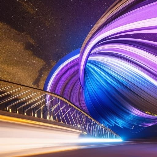 Metallic Watercolor Figure in Futuristic Dystopian Design