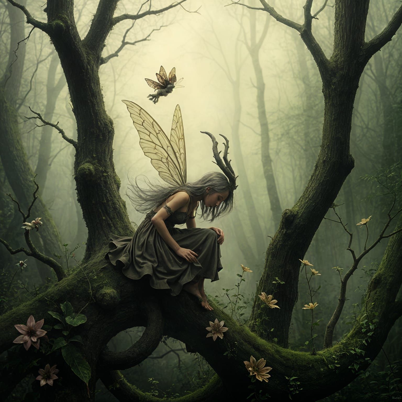 Fairy in Whimsical Watercolor