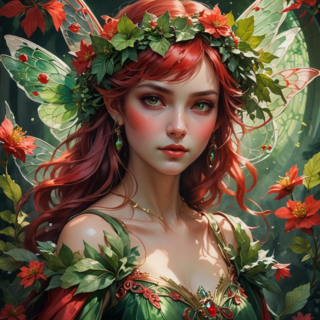 Beautiful fairy portrait