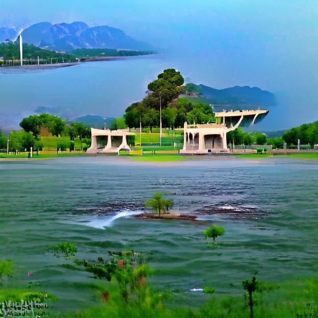 Rawal Dam Park in Islamabad: Kelly Freas Inspired