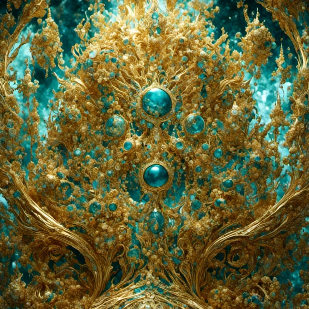 Hyperreal Portrait of Egyptian God Amun Ra