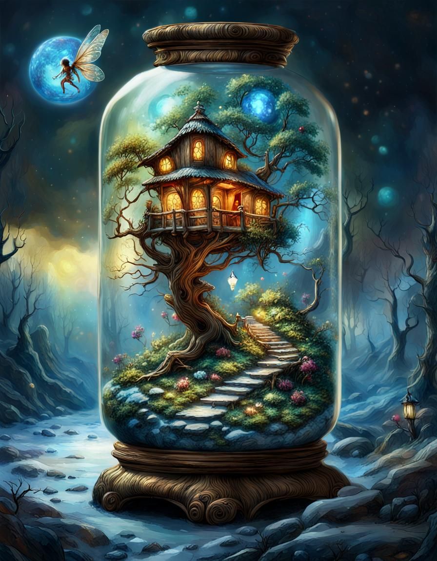 Faerie World Orb on Magic Stone