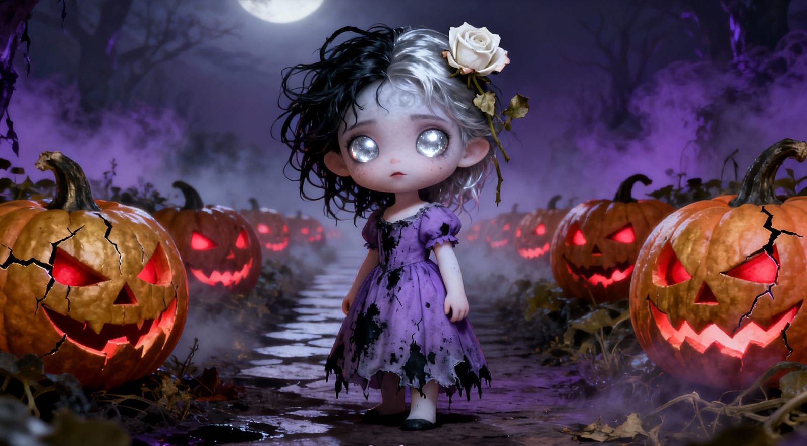 Dark Fairytale Moonchild Art