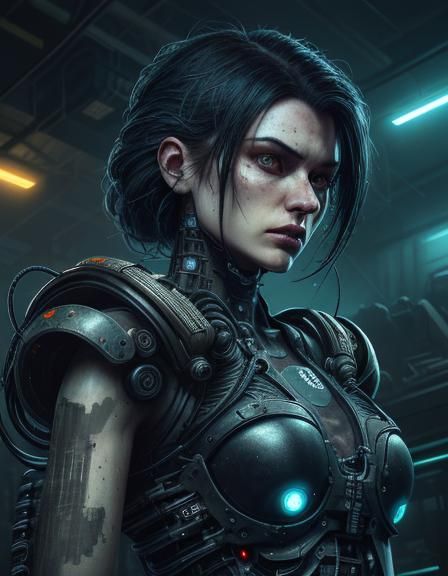 A beautiful woman (Snow White) wearing simple tops. İAmazing...