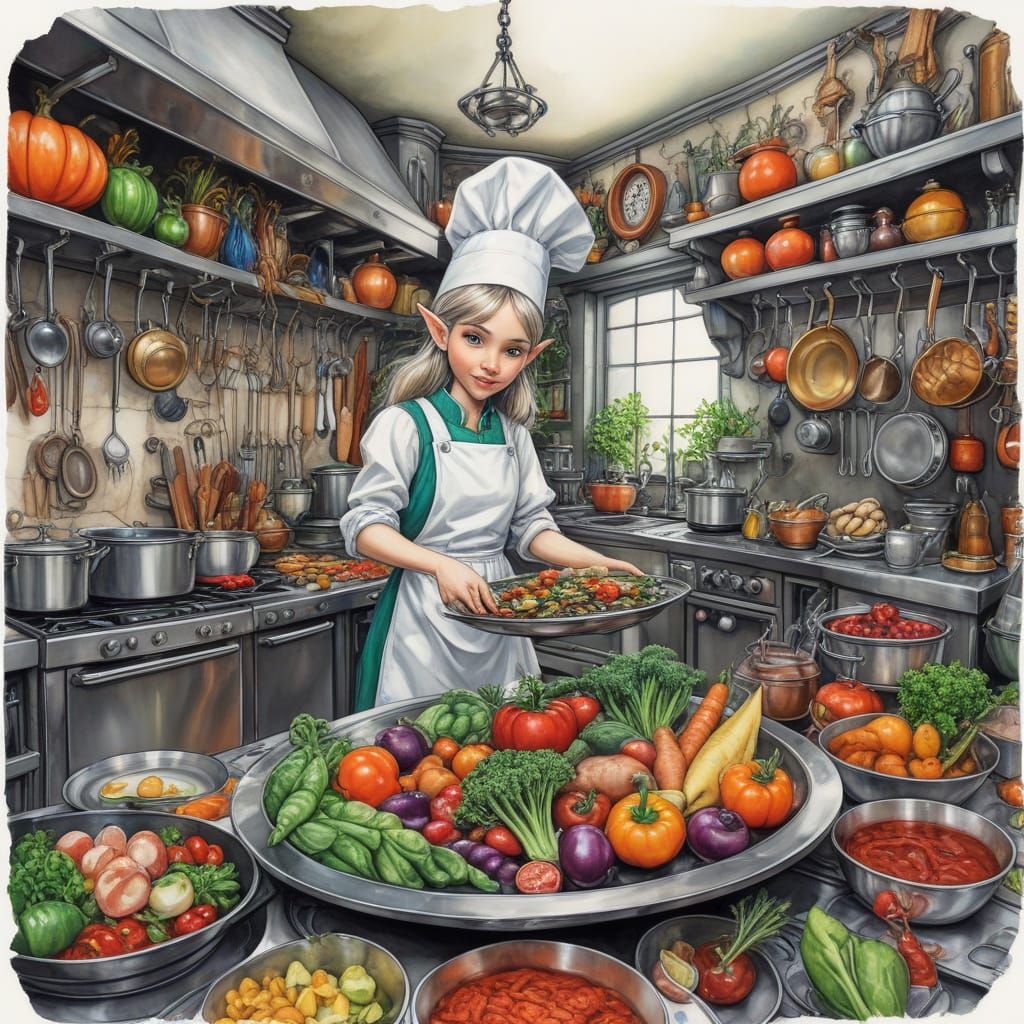 Magical Fairycore Chefs Unveil Regal Feast