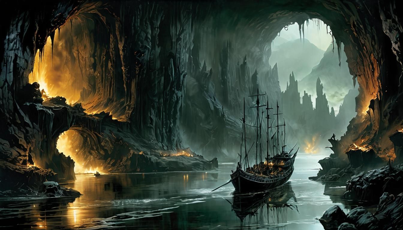 Charon's Ferry Glides Through the Underworld