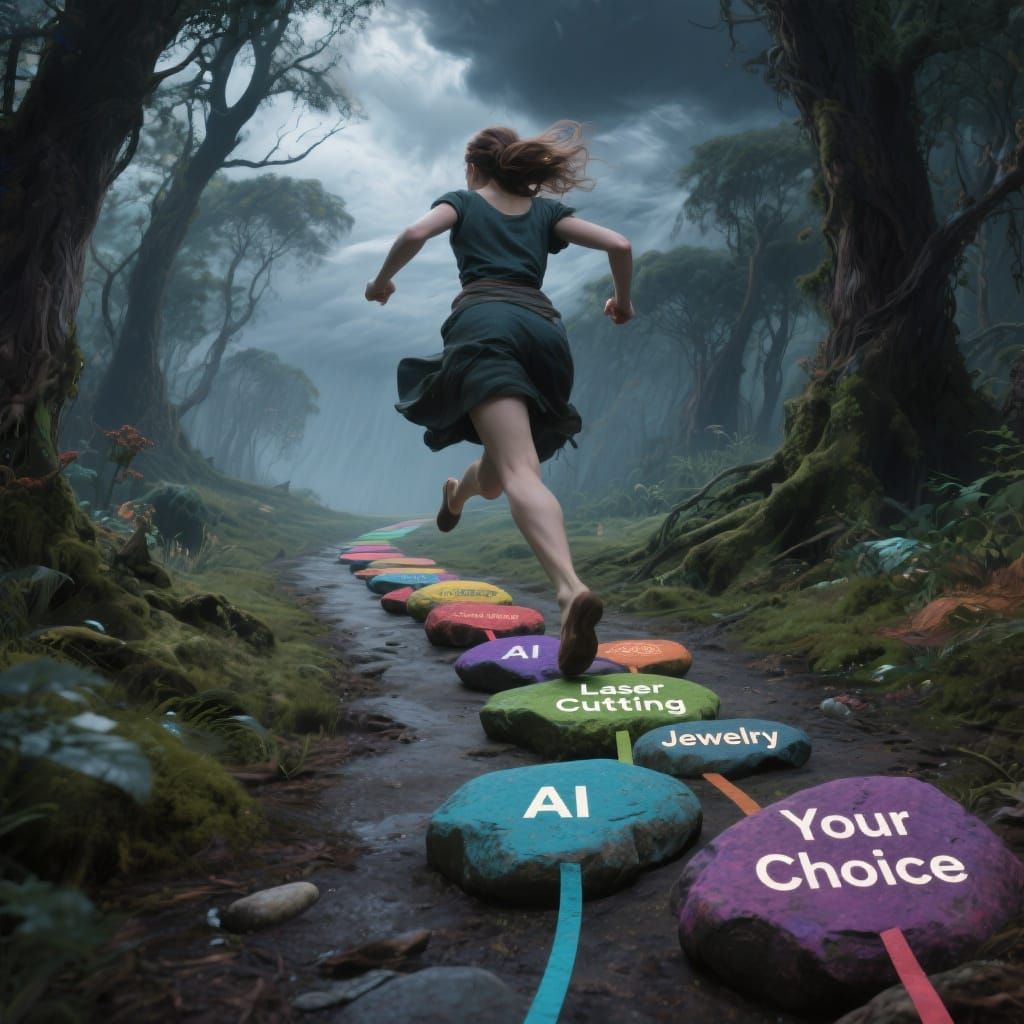 Woman's Choice: A Surreal Fantasy Forest