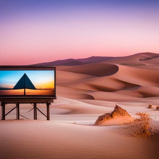 Desert Billboard: Professional Photography