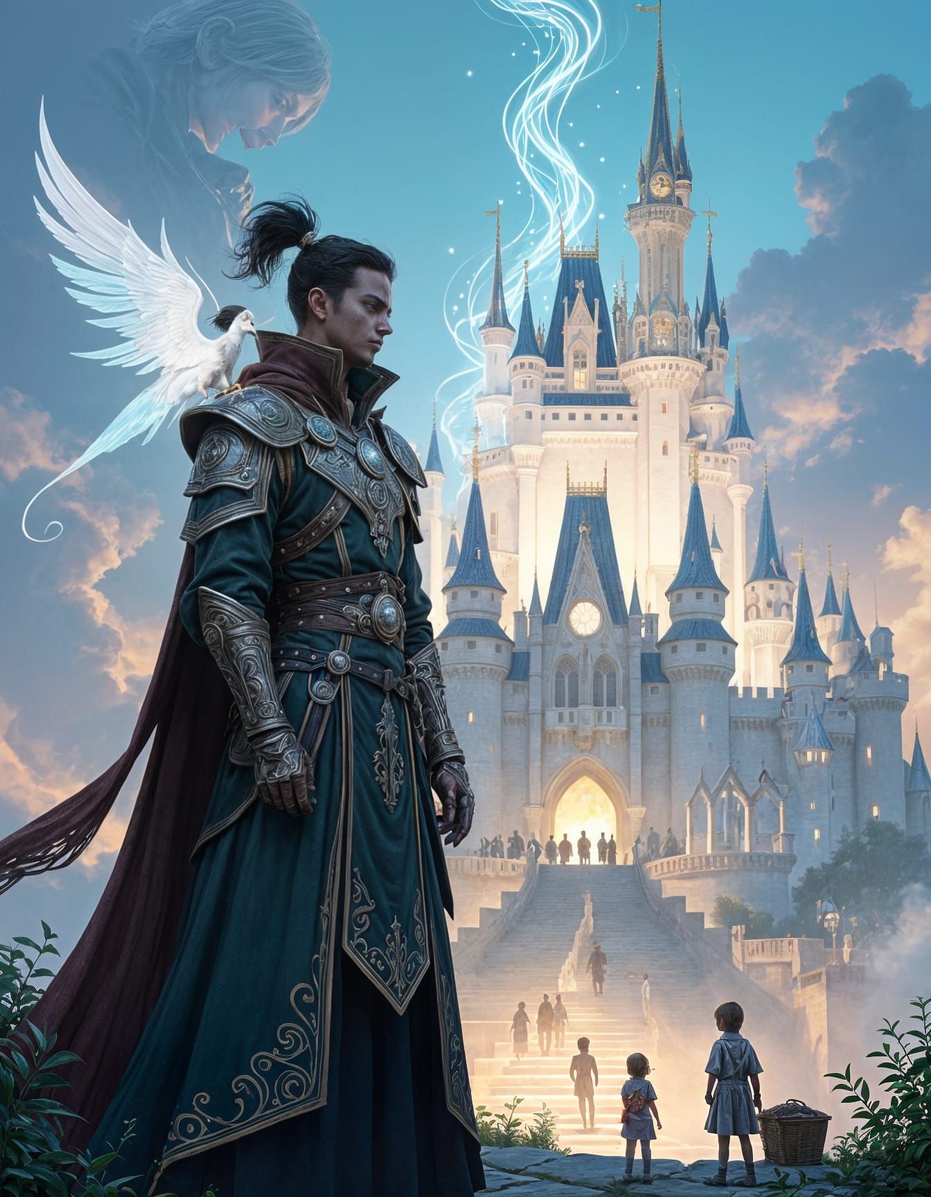 Silkpunk Defender of Child Labor with Magical Powers