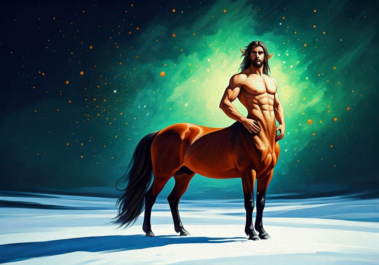 a mythological creature called centaur