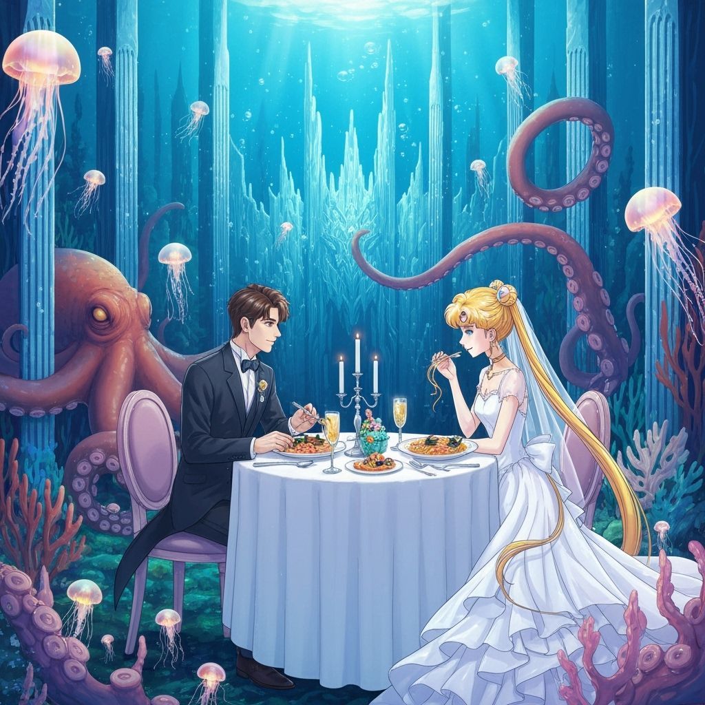 Sailor Moon's Underwater Wedding, Miyazaki-Inspired