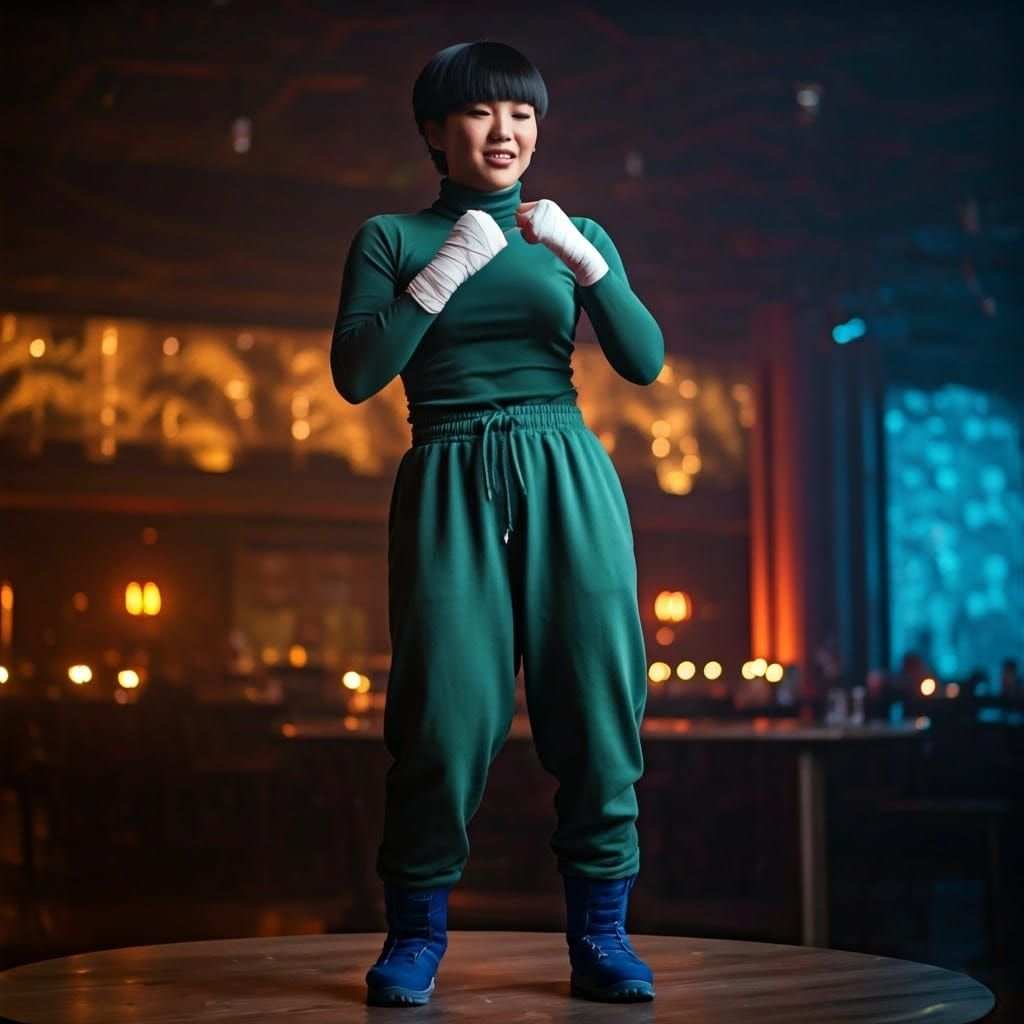 Ethereal Dance in Neon Rave