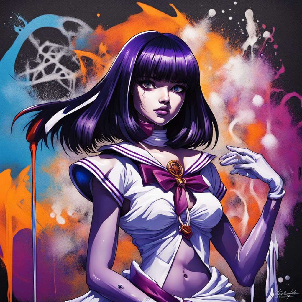 Sailor Saturn As A Haitian Vodou Manbo