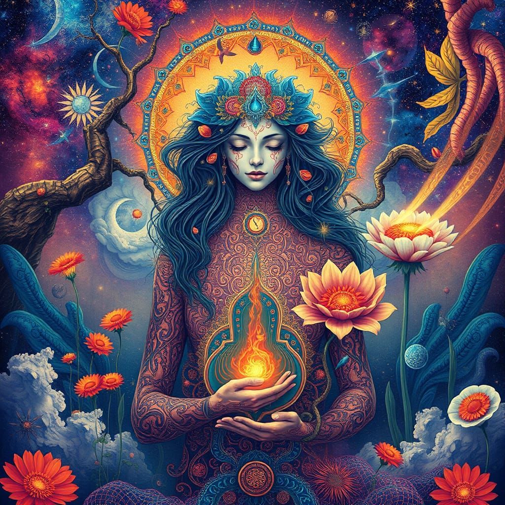 Enlightenment: Psychedelic Fractal Art in 8K Octane