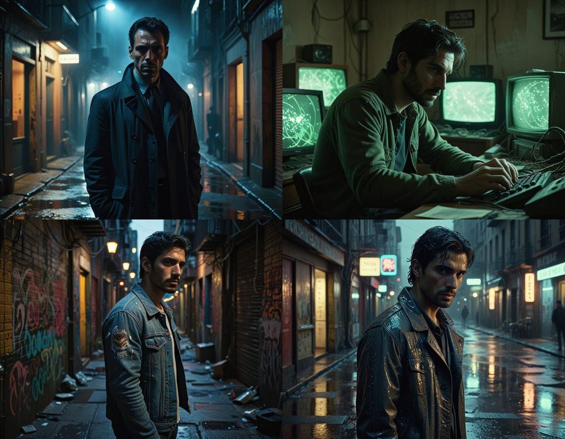 Hispanic Anti-Fashion Icon in Digital Age Thriller