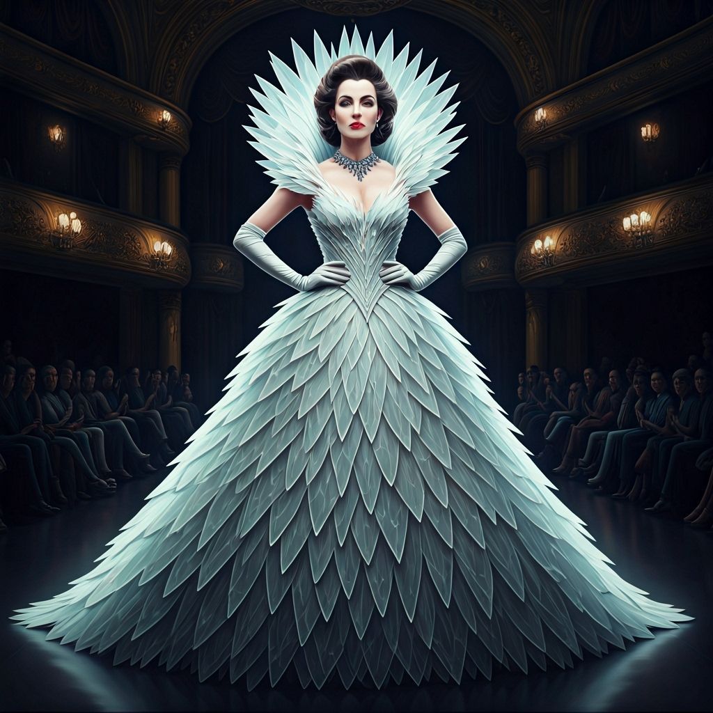 Lady Tremaine's Glass Shard Couture Collection