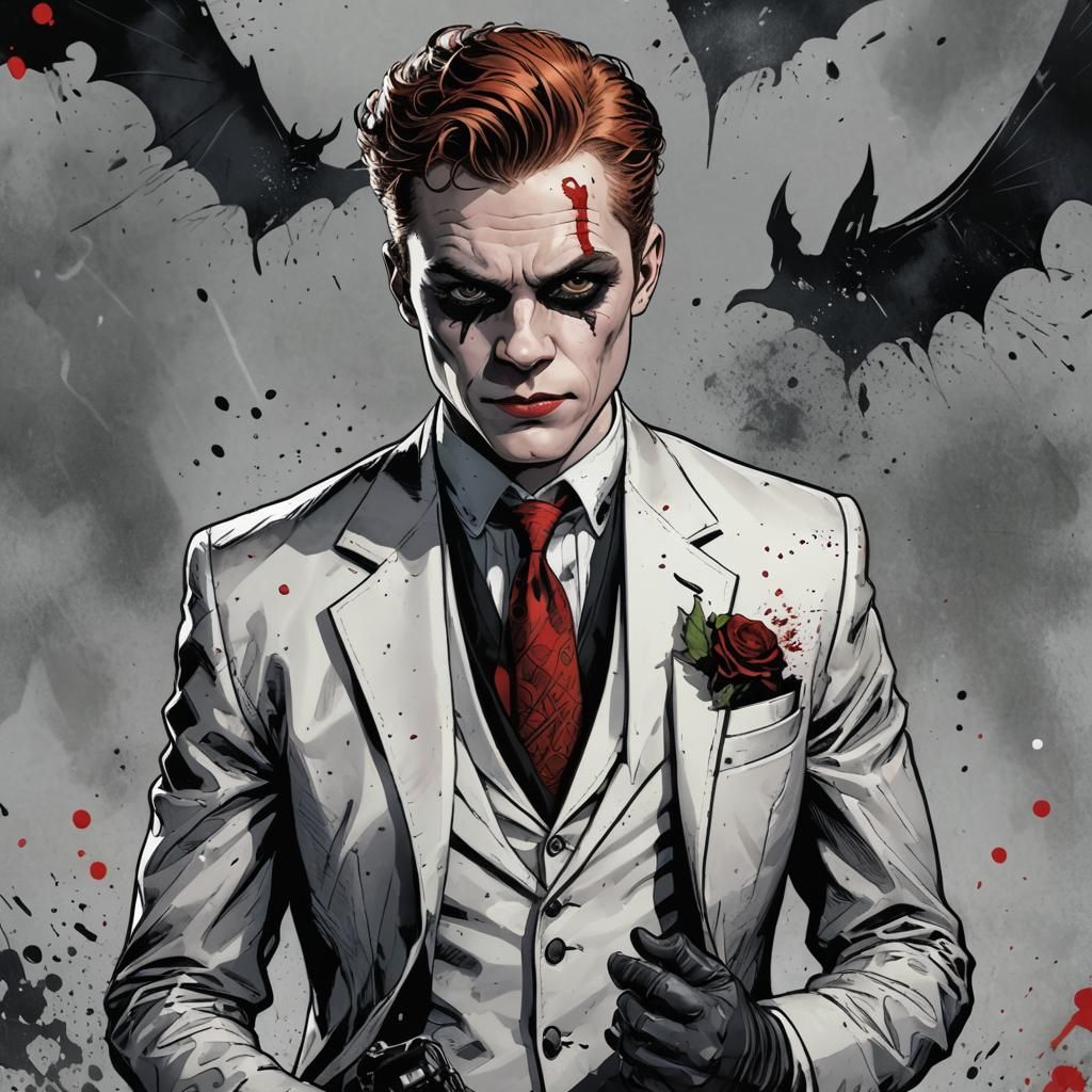 Jerome Valeska as Ringmaster in Comic Book Art