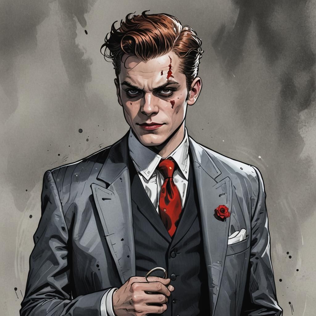 Jerome Valeska as Ringmaster, in Comic Book Art