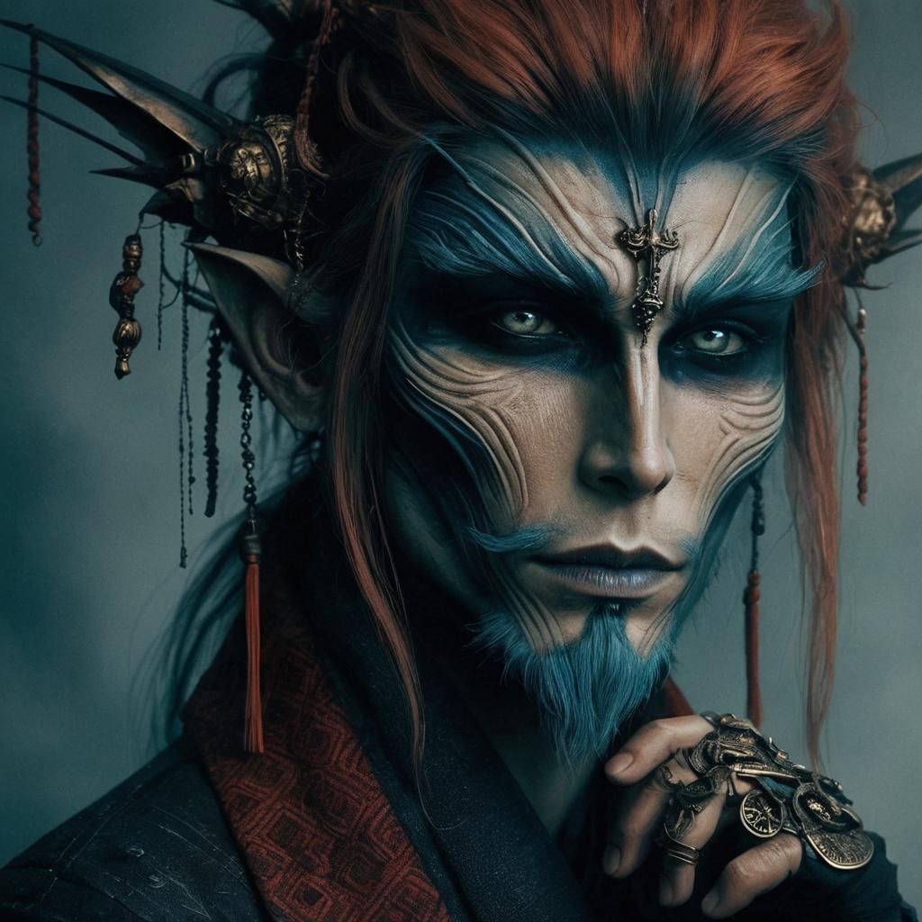 Stunning Elven Portrait: Fantasy Concept Art