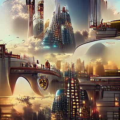 Futuristic Metropolis Concept Art in HD