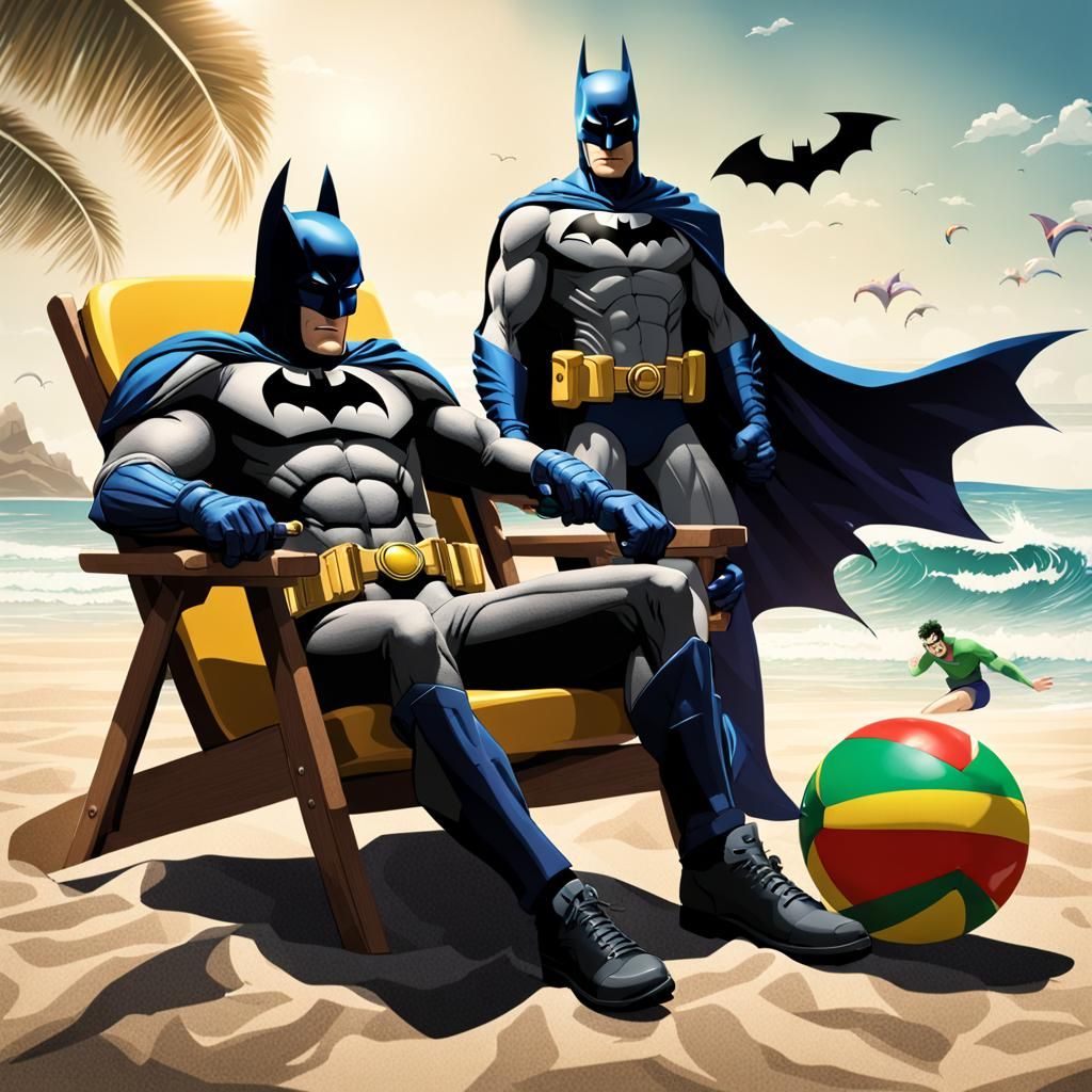 The Batman Twins on Vacation