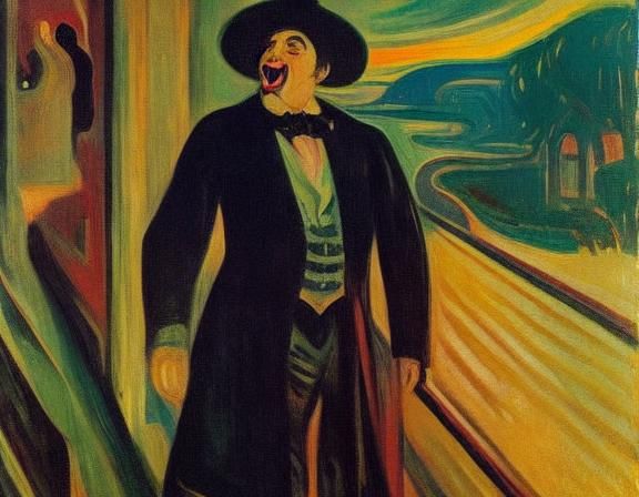 Laughing Cavalier: Expressionist Portrait