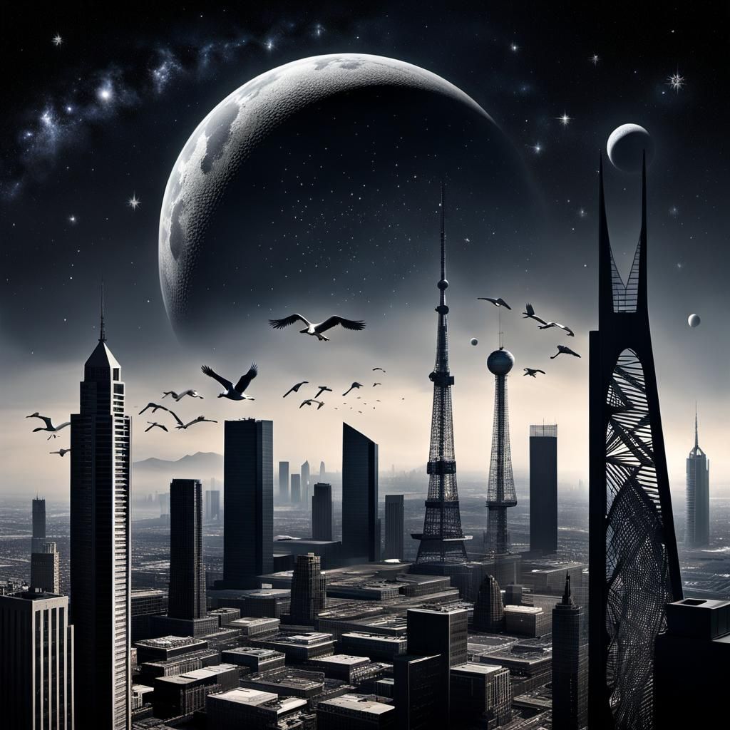 Urban and nature world