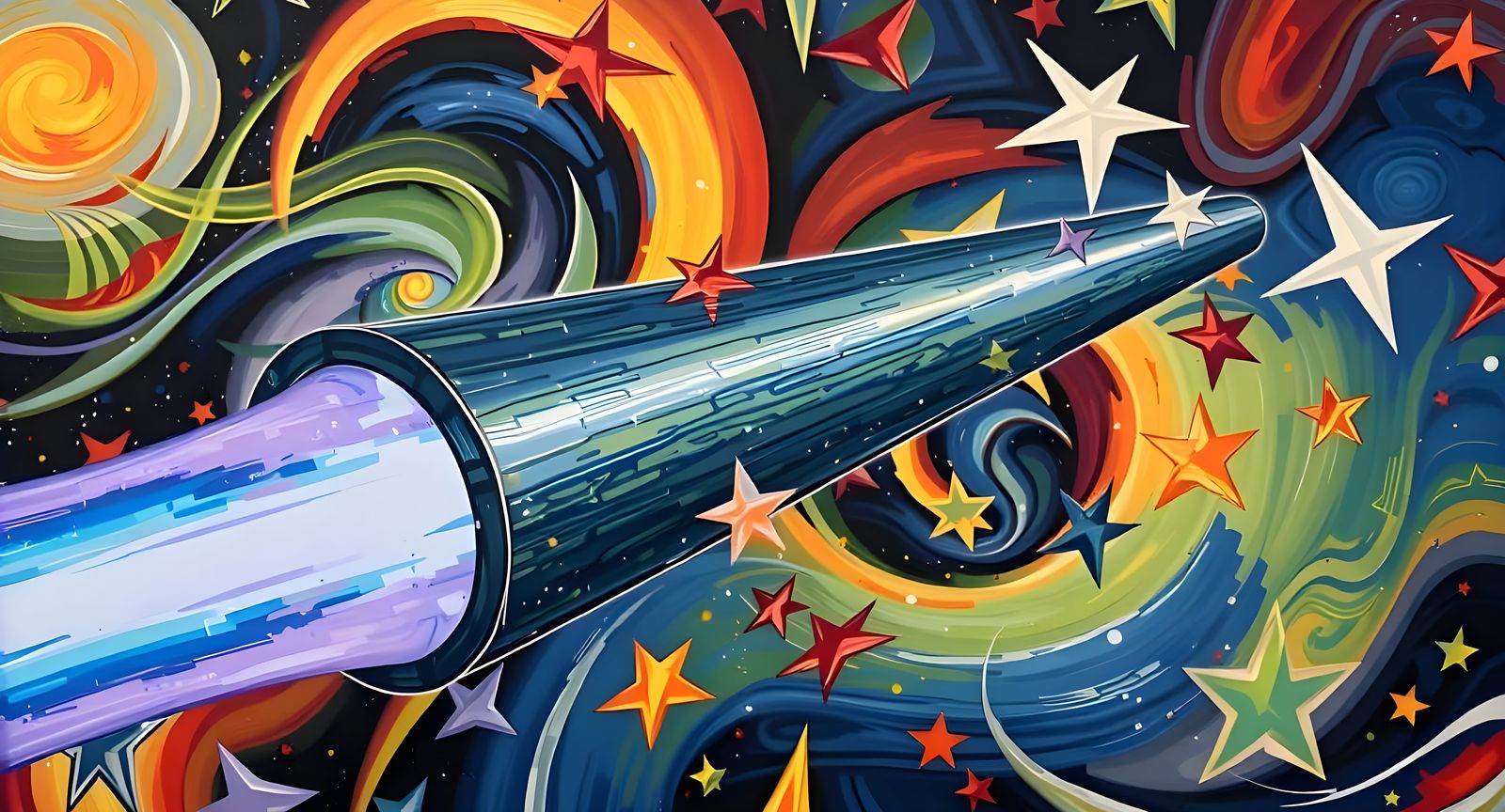 Vivid 3D Stars in Dynamic Portrait