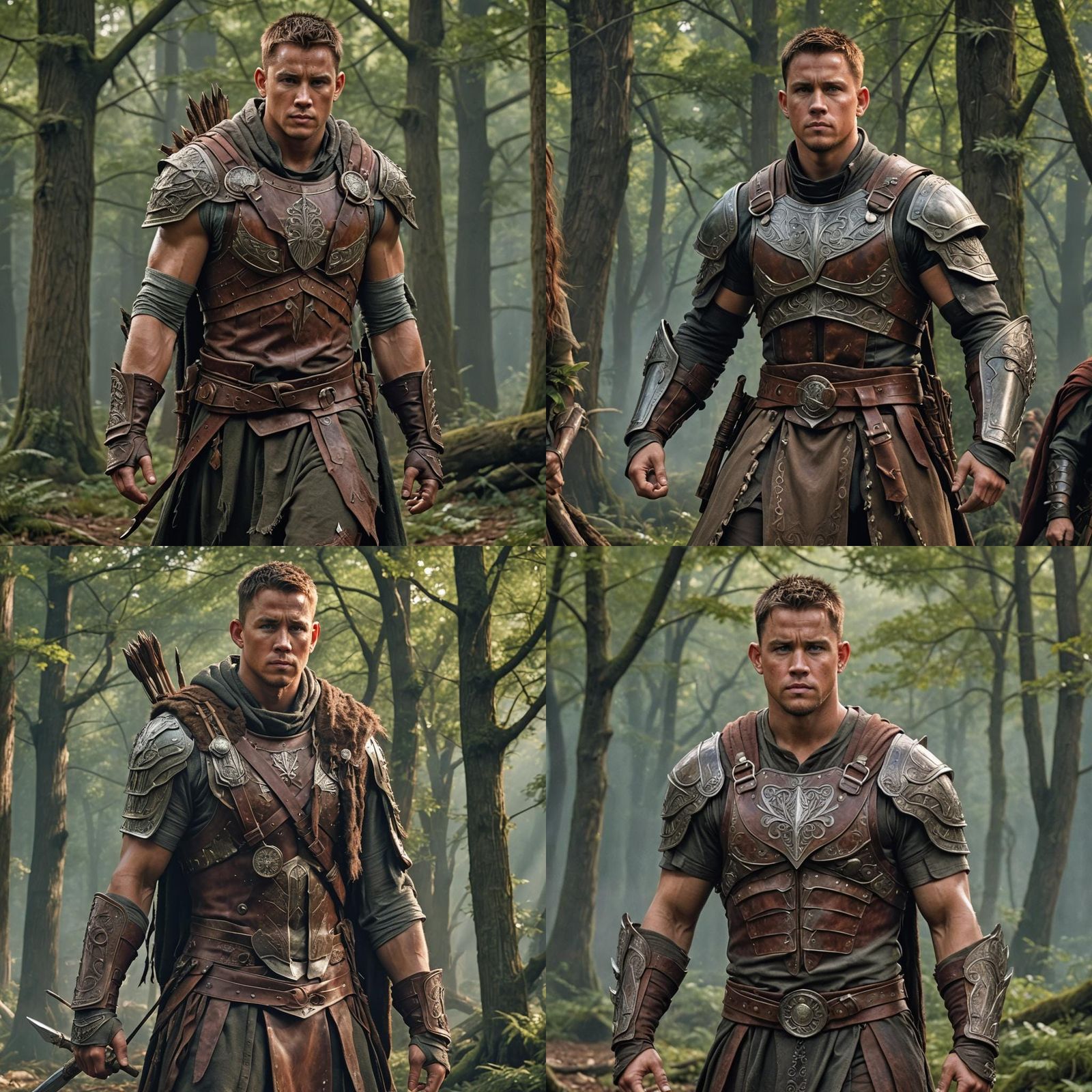 Spirit Druid in Glowing Armor