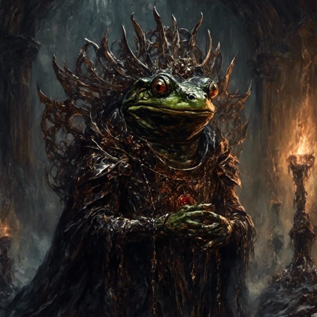 Mystic Blind Frog Order: Doom Metal Art