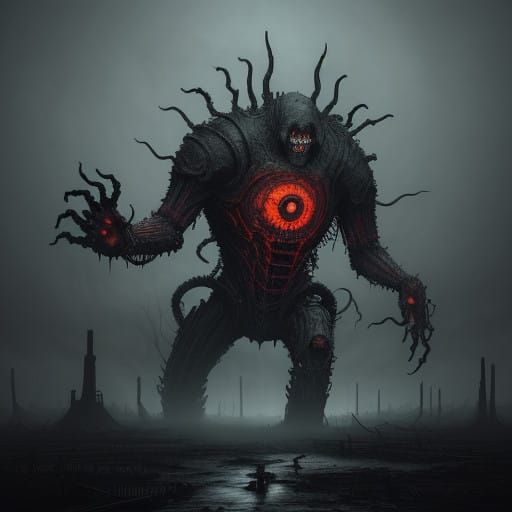 Eerie Shipyard Nightmare: Disquieting Marrowman Variant in D...