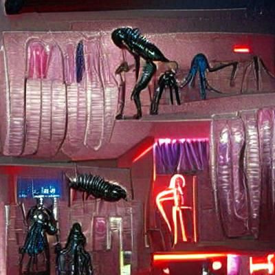 Disturbing Cenobite BDSM Strip Club Scene