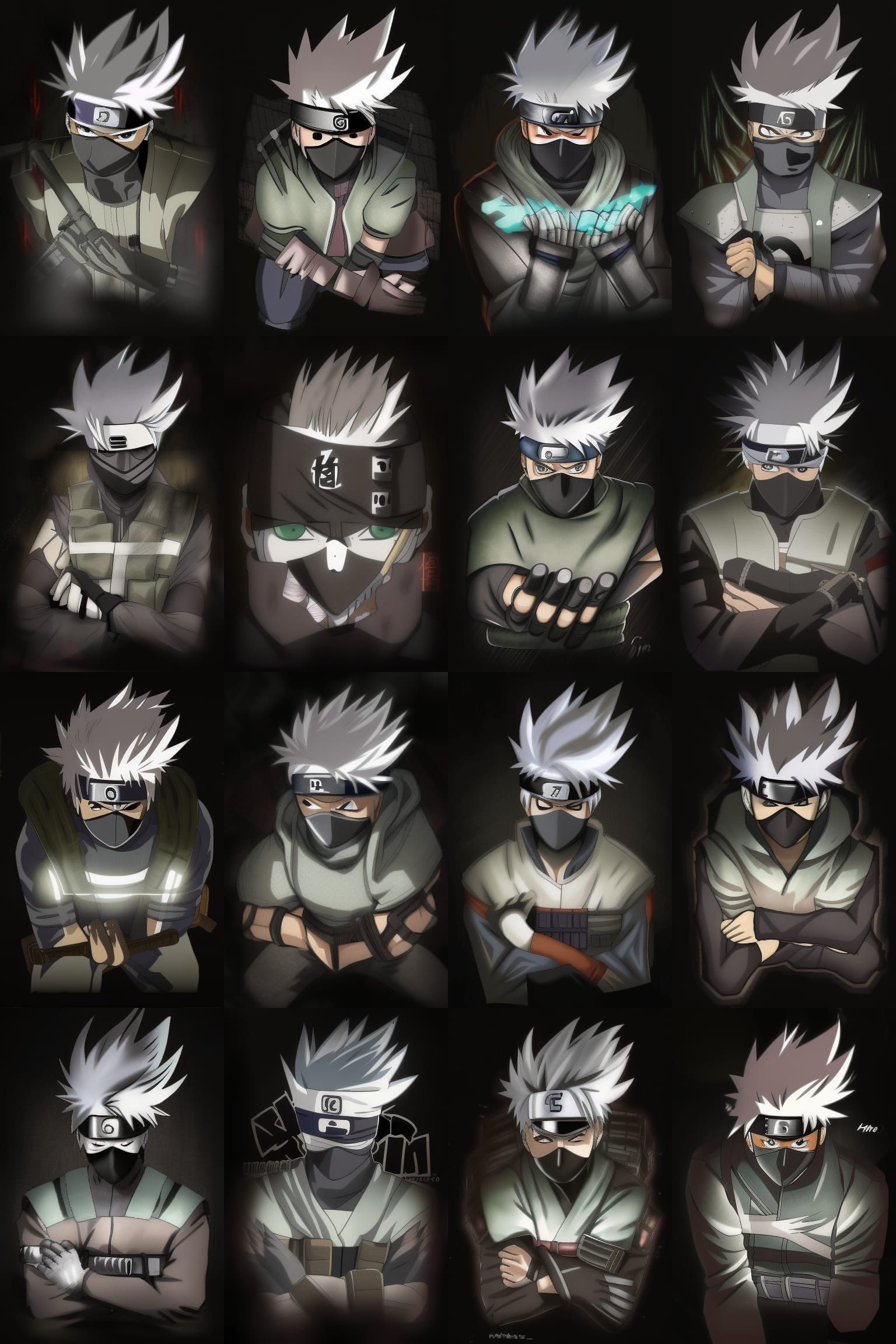 Kakashi Hatake AI Rendition