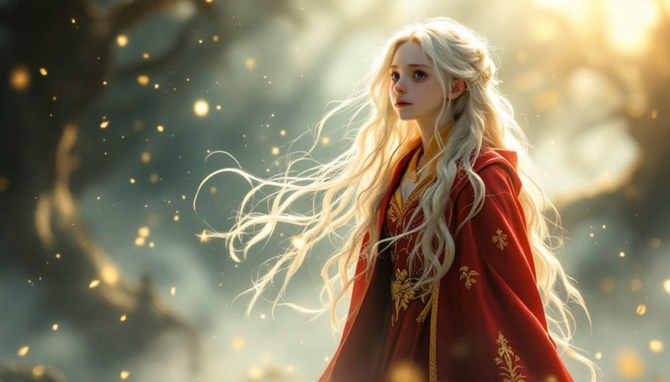 Luna Lovegood Anime Style Yearbook Image