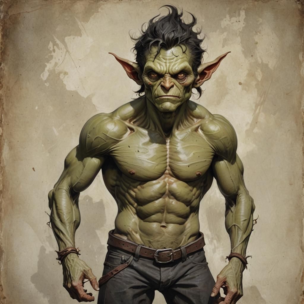 Alluringly Twisted Goblin Portrait
