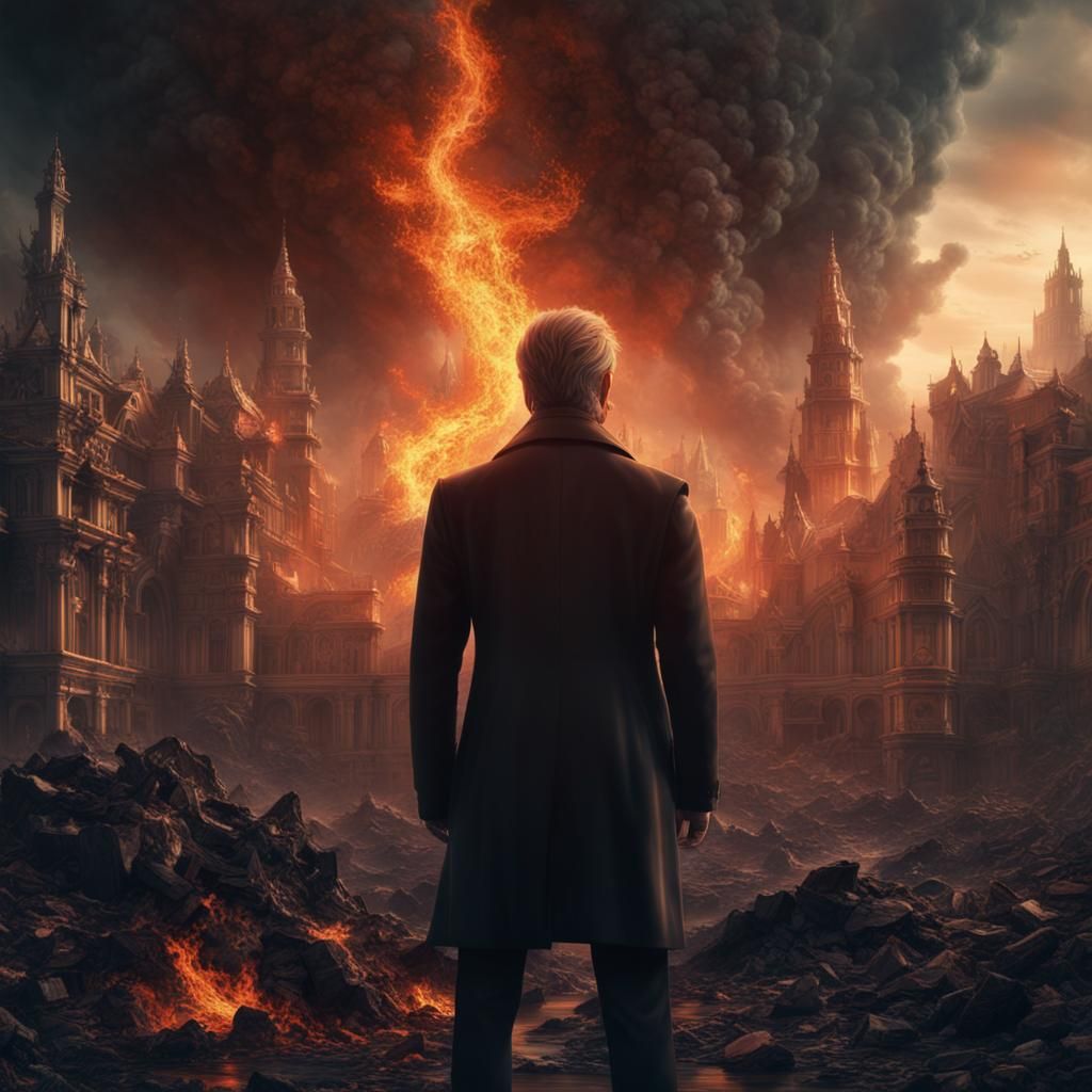 Dramatic Vengeance: A Stunning Digital Matte Painting