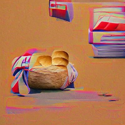 Simple Fresh Baked Bread Still Life