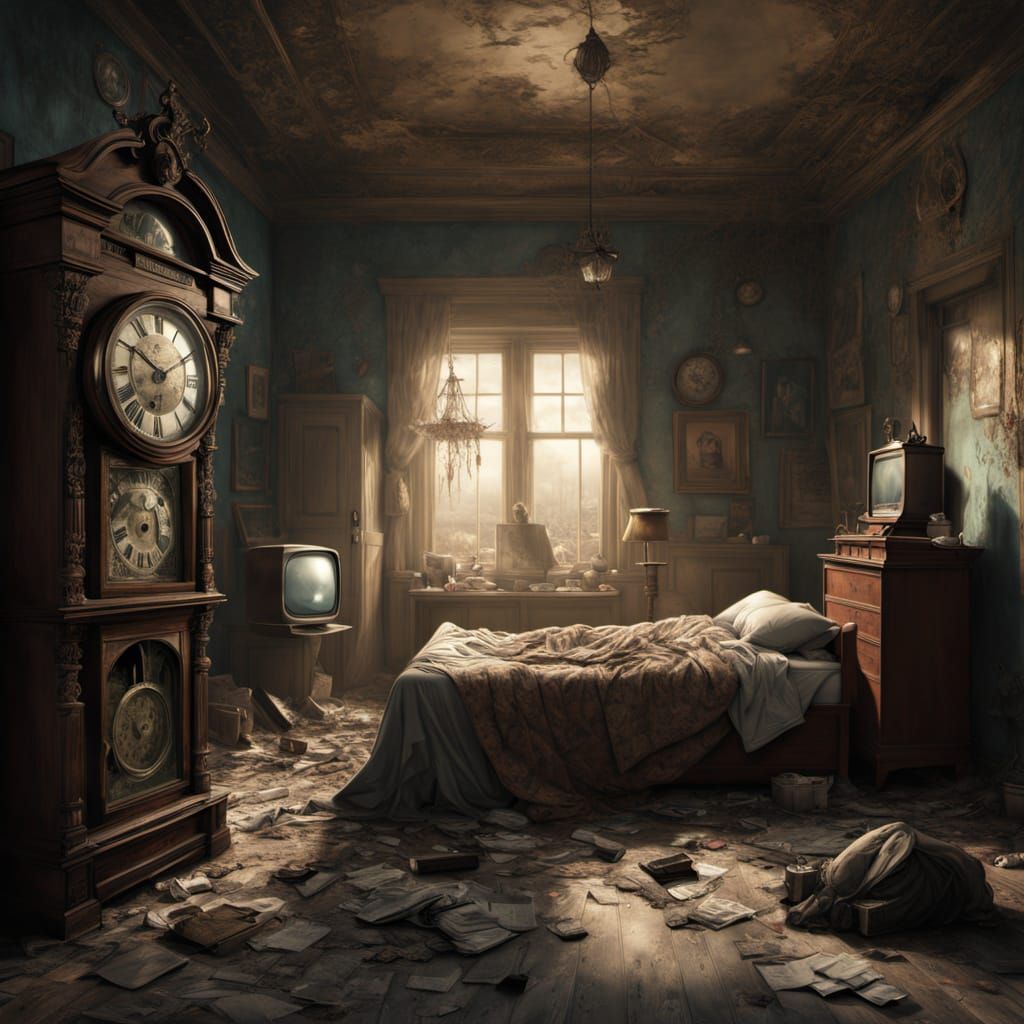 Abandoned Room: Waking in a Digital Painting