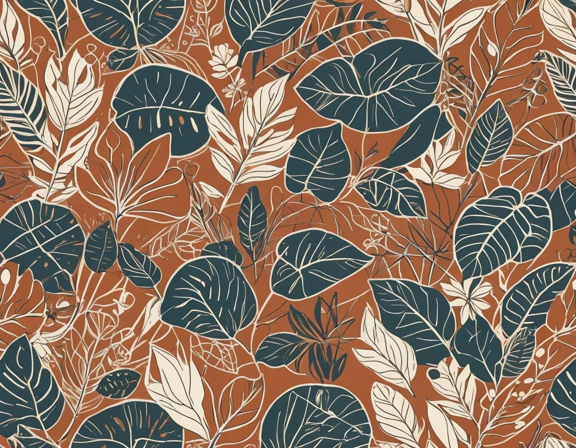 Minimalist Boho Line Art with Abstract Shapes