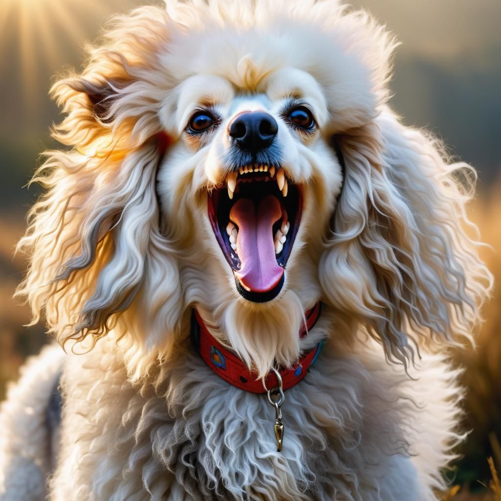 Fierce Furry Majesty in Golden Light