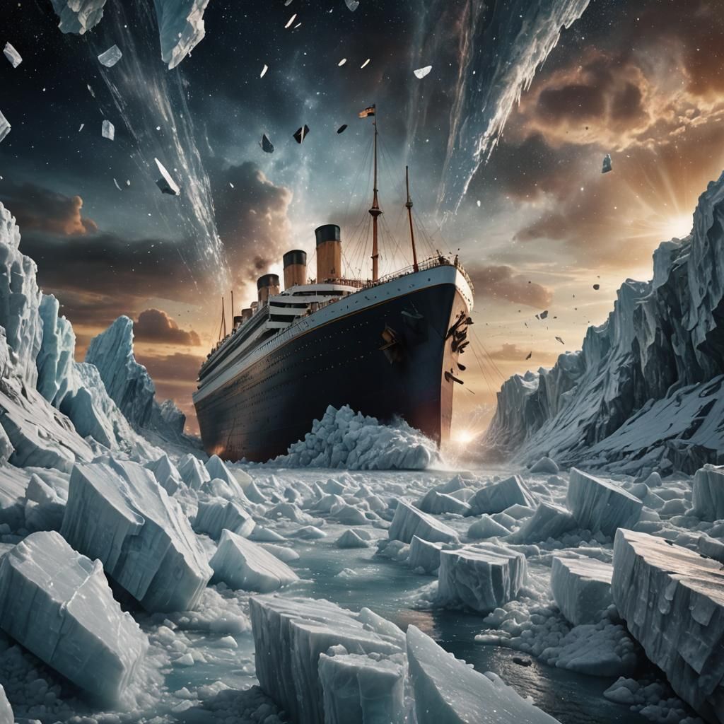 Titanic Soaring Through the Universe: Digital Matte Painting