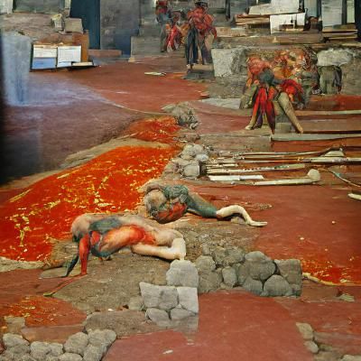 Pompeii Destruction: Volcanic Eruption Aftermath