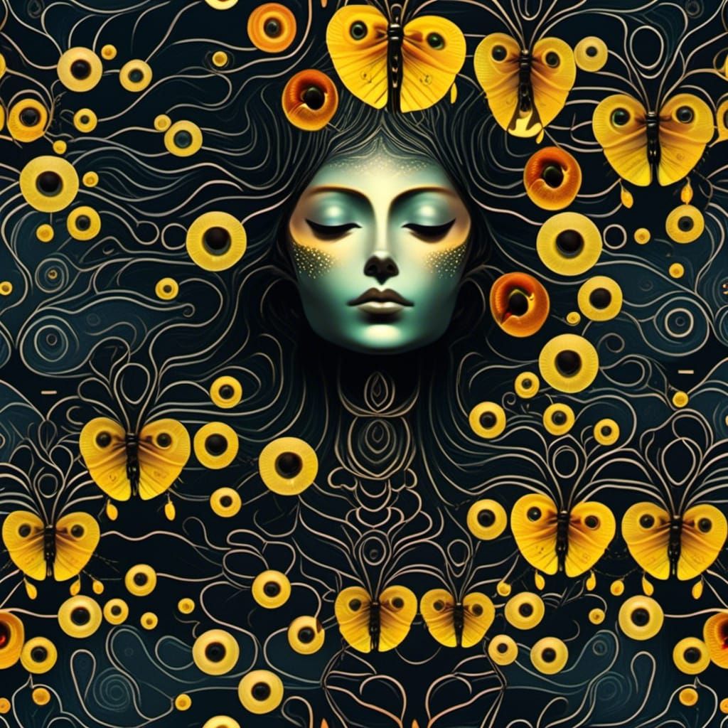 Surreal Luminescent Scales at Twilight in 8k