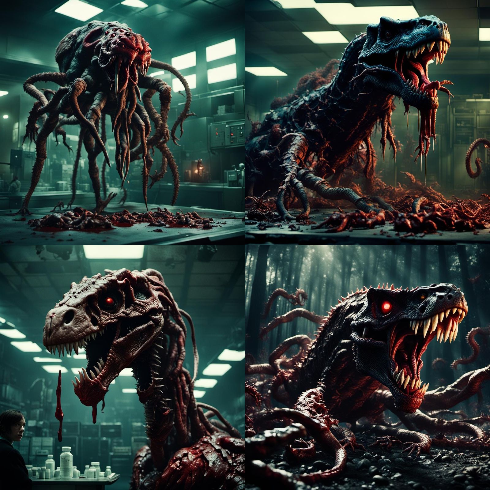 Dark Fantasy Cinematic Still in Hyperdetailed Style