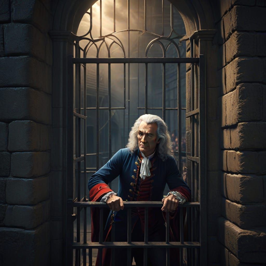 Voltaire in the Bastille: A Cinematic Digital Painting