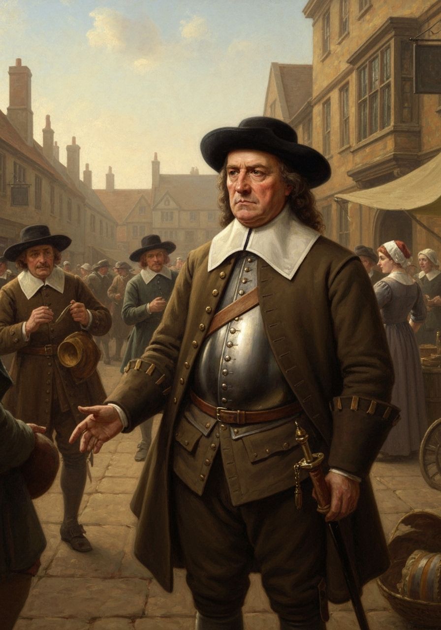 Oliver Cromwell in Huntingdon