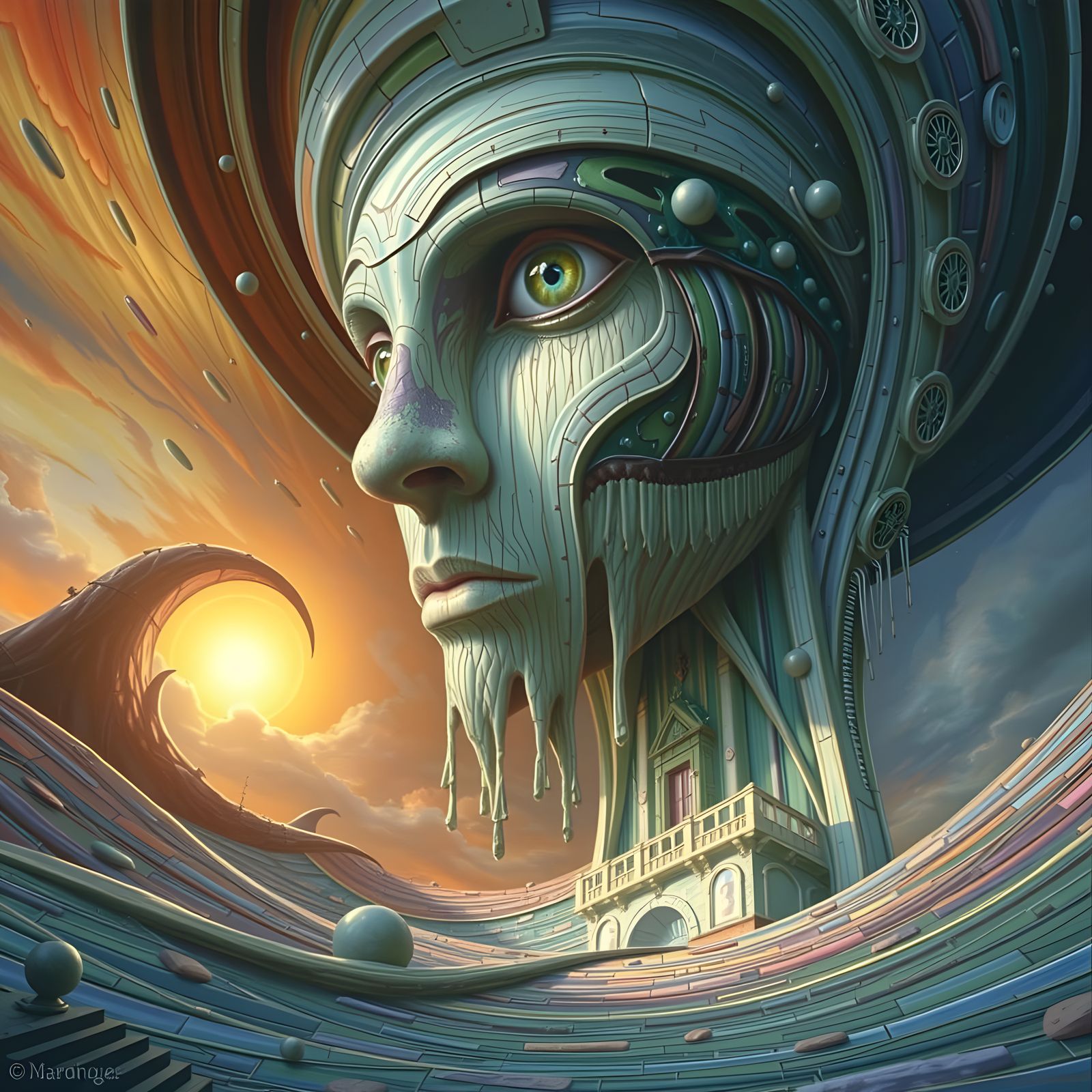 A Surreal Dreamscape in Ethereal Colors